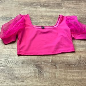 Women’s puff sleeve Shein blouse in size small